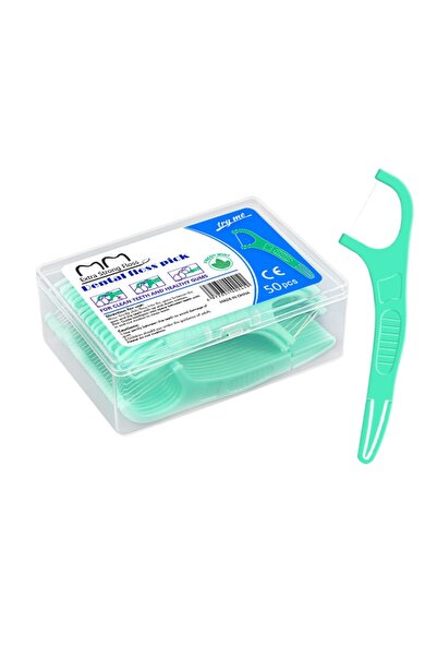 Choice 50pcs mint flavor 50pcs Dental Floss Stick Mint Flavor Super Fine Flos...