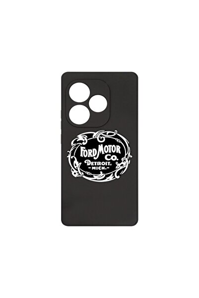 bestcase Husa Slim Premium Silicon 1.2MM, Съвместима с Realme GT 6, Лого Ford...