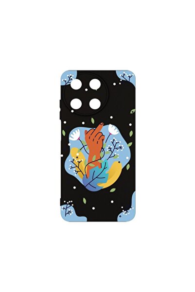 bestcase Husa BestCase® Silicon Premium, Compatibilă cu Realme 11 4G, Flowers...