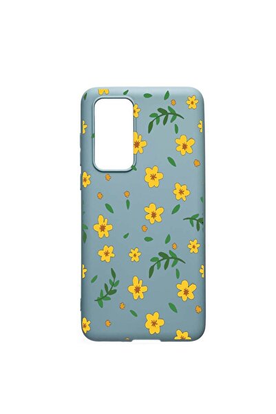 bestcase Husa Huawei P40, Little Yellow Flowers, rezistenta la uzura, anti-al...