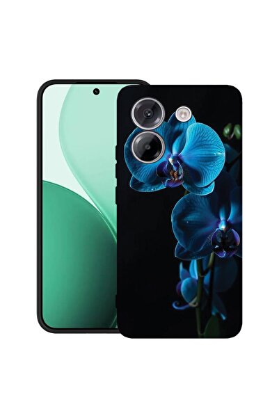 bestcase Ултра тънък TPU калъф, съвместим с Poco M7 Pro 5G, с дизайн  "Синя о...