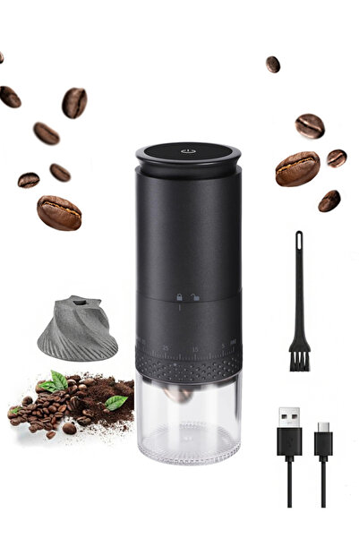 Choice Black New 1500mAh Electric Coffee Grinder Externally Adjustable Type-C...