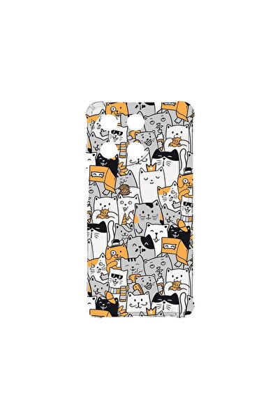 bestcase Αντικραδασμική Θήκη 1.5MM, Συμβατή με Realme 11 4G, Σχέδιο Γάτας, Αν...