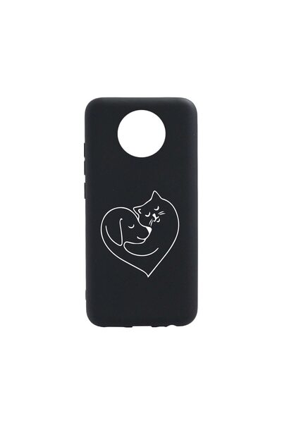 bestcase Husa Silicon Compatibila cu Nokia 3.4, Dog And Cat Love, rezistenta ...