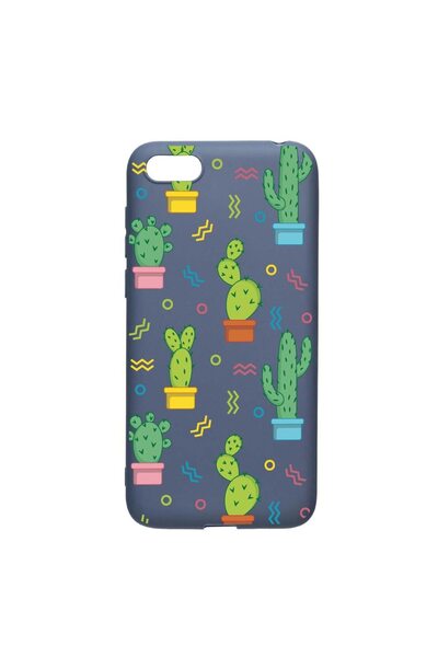 bestcase Husa Silicon Compatibila Cu Huawei Y6 Prime 2019, Cactus, rezistenta...