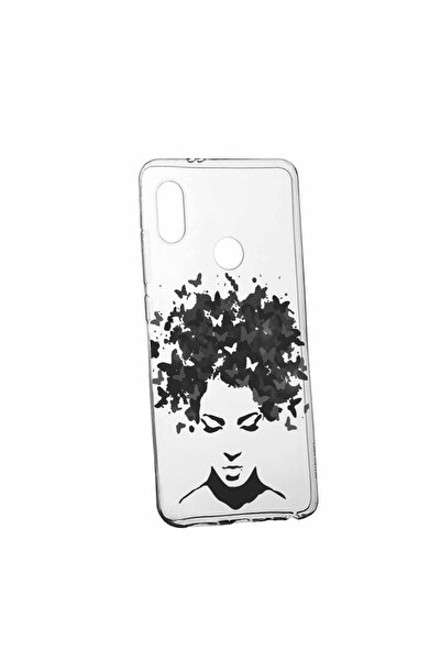 bestcase Husa Silicon, Transparent, Slim, Woman BW, Huawei P20 Lite