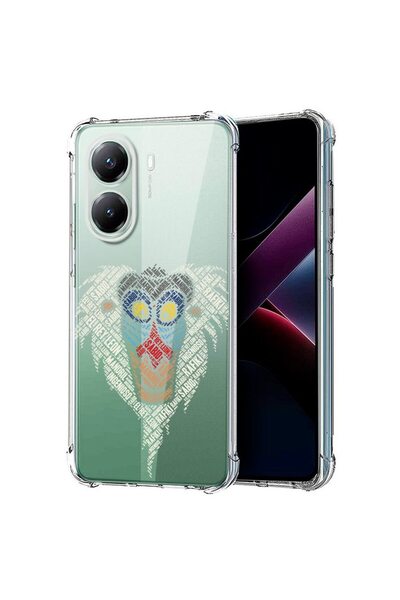 bestcase Съвместим калъф за Poco X7 Pro 5G, Удароустойчив 1.5ММ, Калиграфия Р...