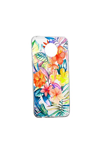 bestcase Husa Silicon Compatibila Cu Nokia C30, Tropical Flowers, rezistenta ...