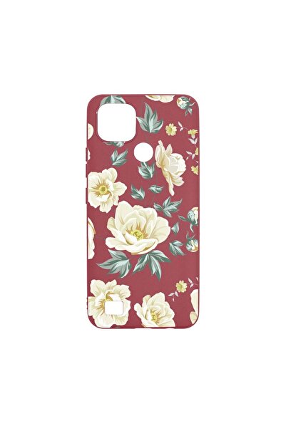 bestcase Θήκη σιλικόνης, Συμβατή με Realme C21, Λουλούδια, ανθεκτική στη φθορ...