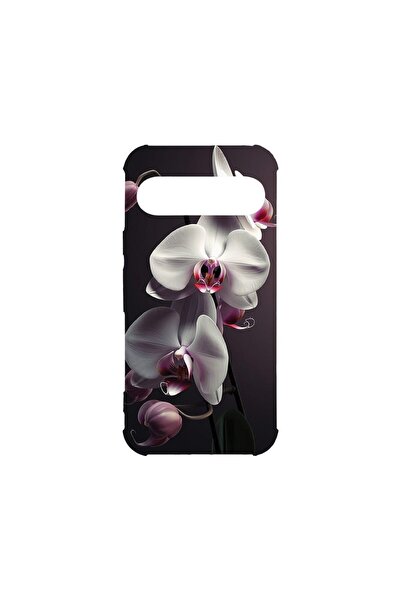 bestcase Husa Anti Shock 1.5MM, Съвместима с Google Pixel 9 Pro, Бяла орхидея...