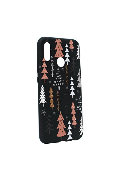 bestcase Husa Silicon Compatibila Cu Huawei P20 Lite, Hand Drawn Christmas Tr...