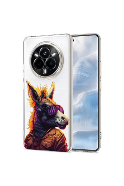 bestcase Case for Realme 14 Pro 5G, BestCase¬Æ Clear Silicon 2MM, Funky Dunke...