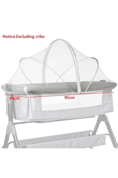 Choice1 White Net Only Mosquito Net for Baby Bed Four Seasons Universal Newbo...