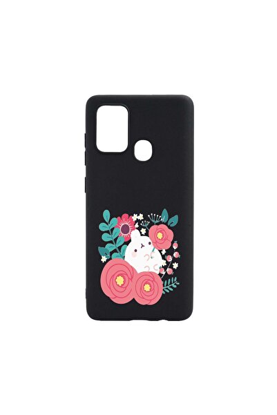 bestcase Силиконов калъф Заек в цветя, съвместим с Realme 7i, устойчив на изн...