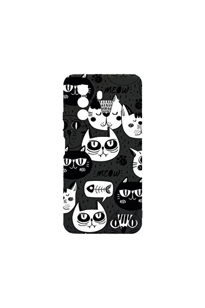 bestcase Λεπτή Θήκη Σιλικόνης 0.8MM, Συμβατή με Huawei Nova Y70, Cool Cats, Α...
