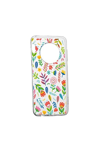 bestcase Θήκη σιλικόνης συμβατή με Huawei Mate 30, Χαρούμενα Λουλούδια, ανθεκ...