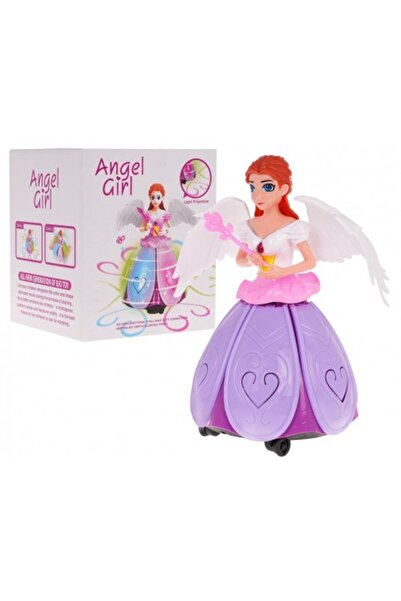 TREND Păpușă Zâna Elsa - interactivă dansatoare pentru copii cu lumini, muzică (Let It Go) și mișcare, păpușă electronică