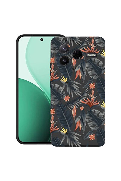 bestcase Υπέρλεπτη Θήκη TPU Συμβατή με Poco F7 Pro, με Σχέδιο Τροπικών Λουλου...