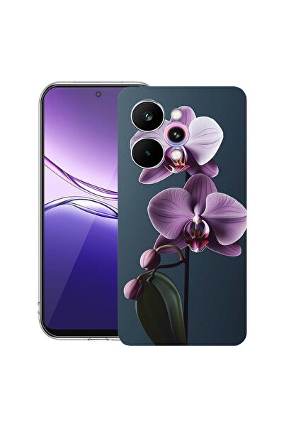 bestcase Прозрачен тънък силиконов калъф, съвместим с Realme 15 / 15 Pro, Лил...