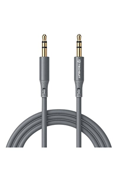 Techsuit SoundFleX AC3 Καλώδιο Ήχου 3.5mm σε Jack 1μ Γκρι