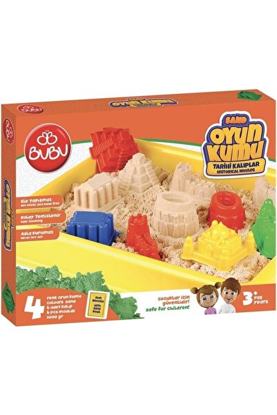 Bubu Oyun Kumu Büyük Havuzlu Tarihi Kalıplar Seti 1000 Gr.