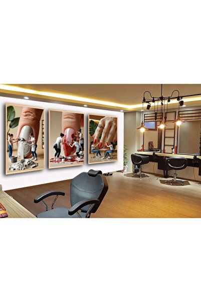 Vivense AHŞAP ÇERÇEVELİ MANİKÜR SET 1, 50X70