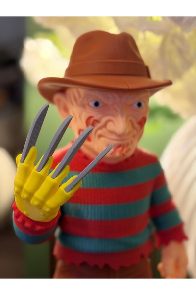 printlabtr Freddy Krueger Figürü – 30 cm Koleksiyonluk Dekoratif Korku Karakteri