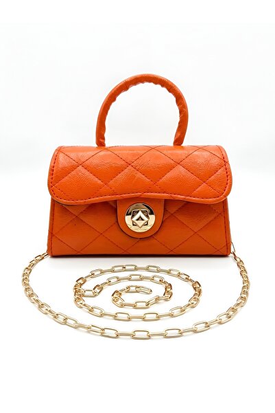 Satuna Shiny Quilted Mini Bag – Lining Detail – Women's Hand and Shoulder Bag...