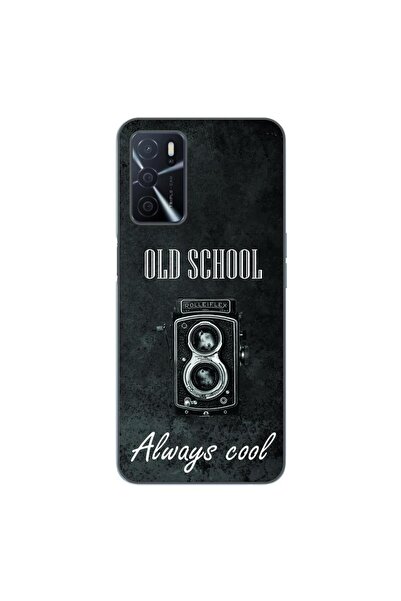 OEM Husa compatibila cu Oppo A16 Silicon Gel Tpu Model Retro Camera