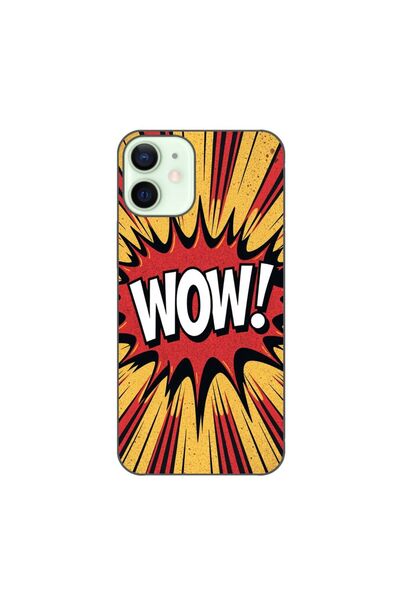 OEM Θήκη συμβατή με Apple iPhone 12 Mini από σιλικόνη gel TPU με σχέδιο κόμικ...