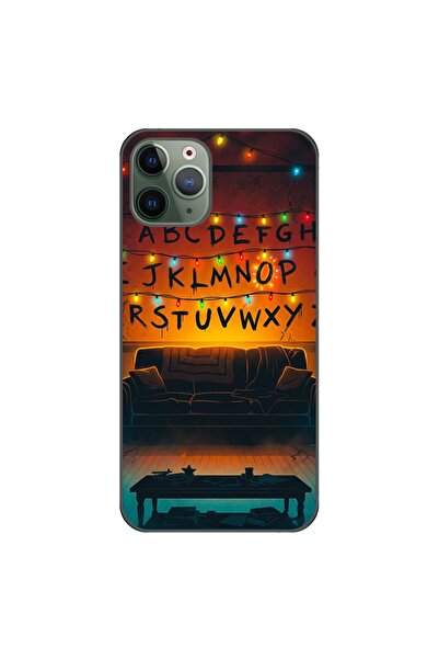 OEM Θήκη συμβατή με Apple iPhone 11 Pro Max, από σιλικόνη, με σχέδιο Stranger...