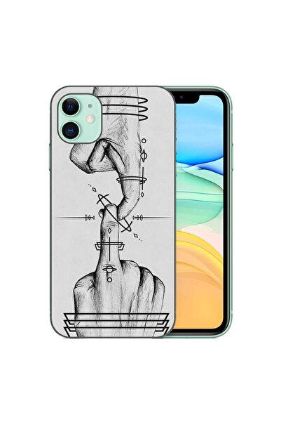 OEM Husa compatibila cu Apple iPhone 11 Silicon Gel Tpu Model Universe Touch