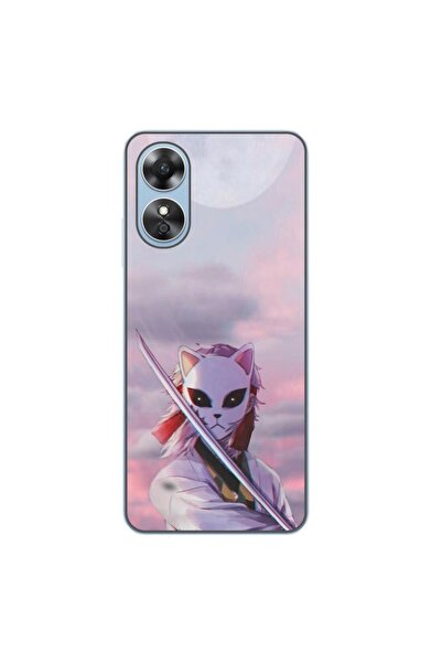 OEM Husa compatibila cu Oppo A17 Silicon Gel Tpu Model Demon Slayer Sabito
