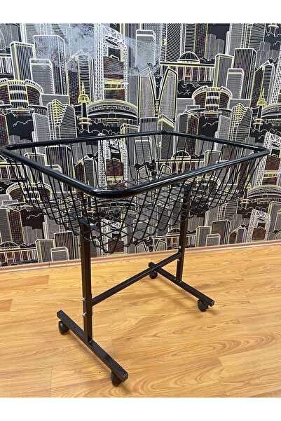 Metal Sepeti TEKERLİKLİ HAVUZ SEPET 60/90