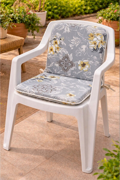 Peacock 6 Adet Yıkanabilir Kumaş Sandalye Minderi