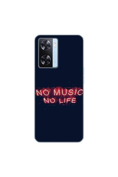 OEM Θήκη συμβατή με Oppo A57s Σιλικόνης Τζελ TPU Μοντέλο No Music No Life