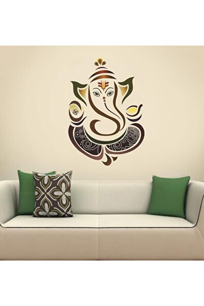 Decals Design ملصق جداري 'غانيشا أنيق وعصري لغرفة البوجا'