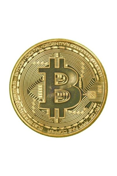 zeixpow Bitcoin Madeni Kripto Para Hatıra Hediyelik Bitcoin Çap: 38 mm Kalınl...