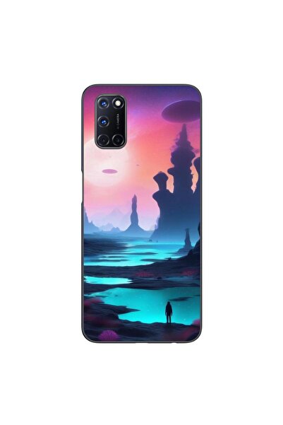 OEM Husa compatibila cu Oppo A72 Silicon Gel Tpu Model Mystic Planet