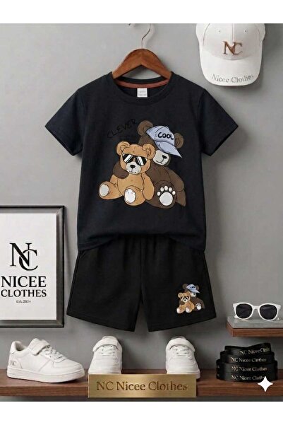 NC Nicee Clothes ΚΑΛΟΚΑΙΡΙΝΟ ΠΑΙΔΙΚΟ ΣΕΤ ΜΠΛΟΥΖΑΚΙ-ΣΟΡΤΣ ΟΥΝΙΣΕΞ (ΜΕ ΣΧΕΔΙΟ Α...