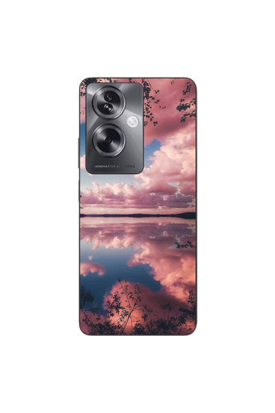OEM Husa compatibila cu Oppo A79 5G Silicon Gel Tpu Model Pink Clouds
