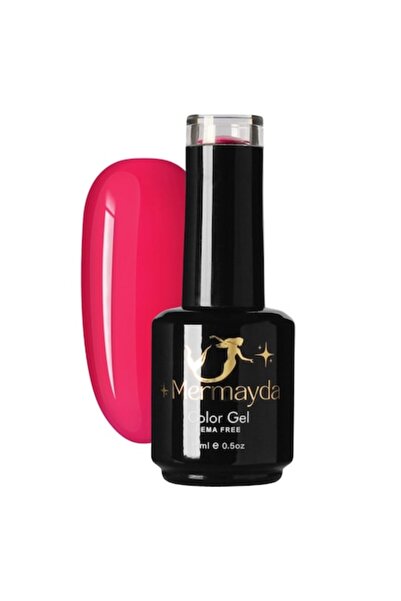 Mermayda Ojă semipermanentă, Fără Hema, ColorGel Magic Red, Roșu, 15 ml