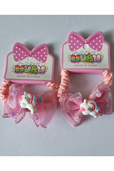 ELYTA KALİTEYİ UCUZA AL Set de 2 agrafe de păr pentru fete, cu unicorn și fun...