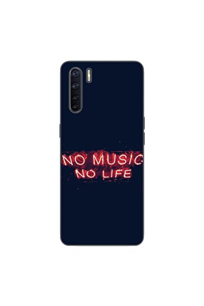 OEM Θήκη συμβατή με Oppo A91 Σιλικόνης Gel TPU Μοντέλο No Music No Life