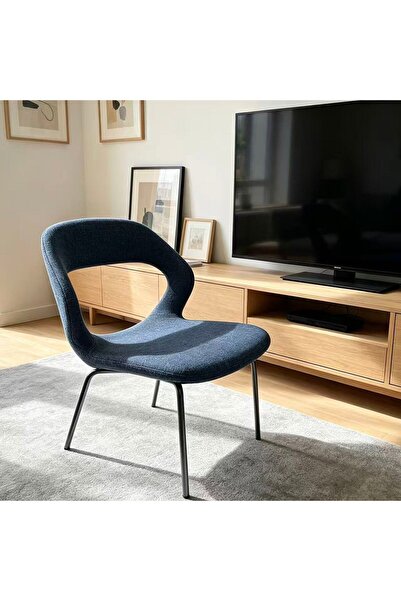 Bleco Unique Hollow Backrest Dining Chair, Light Luxury Multi-purpose Chair f...