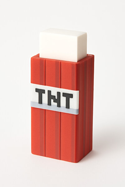 GAME SHOT Minecraft Piksel Silgi Tutucu 2 Adet (Silgi dahildir)