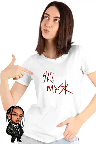 OEM Γυναικείο Μπλουζάκι  "Ski Mask " για Πάρτι Με Στυλ Όλη τη Νύχτα