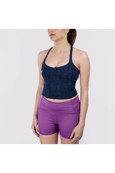 Joma 902680.322 Challenge Women's Sleeveless T-Shirt - Navy Blue