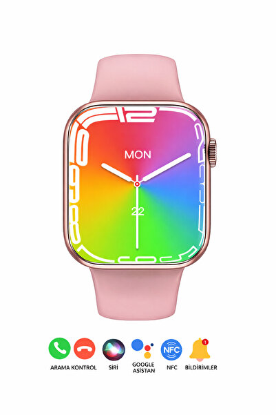Happy Owl Yedek Kordon Hediyeli Watch 7 DT Max Plus Akıllı Saat – NFC, Siri, ...