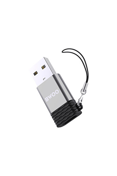 Bwoo adaptor USB-C - USB gri OTG BZ-38